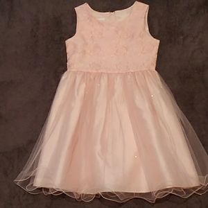 Girls' Peach Princess Party Dress Sz 10